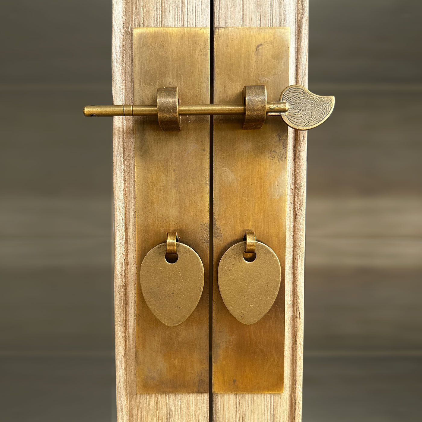 2 Door Glass Window Tall Cabinet