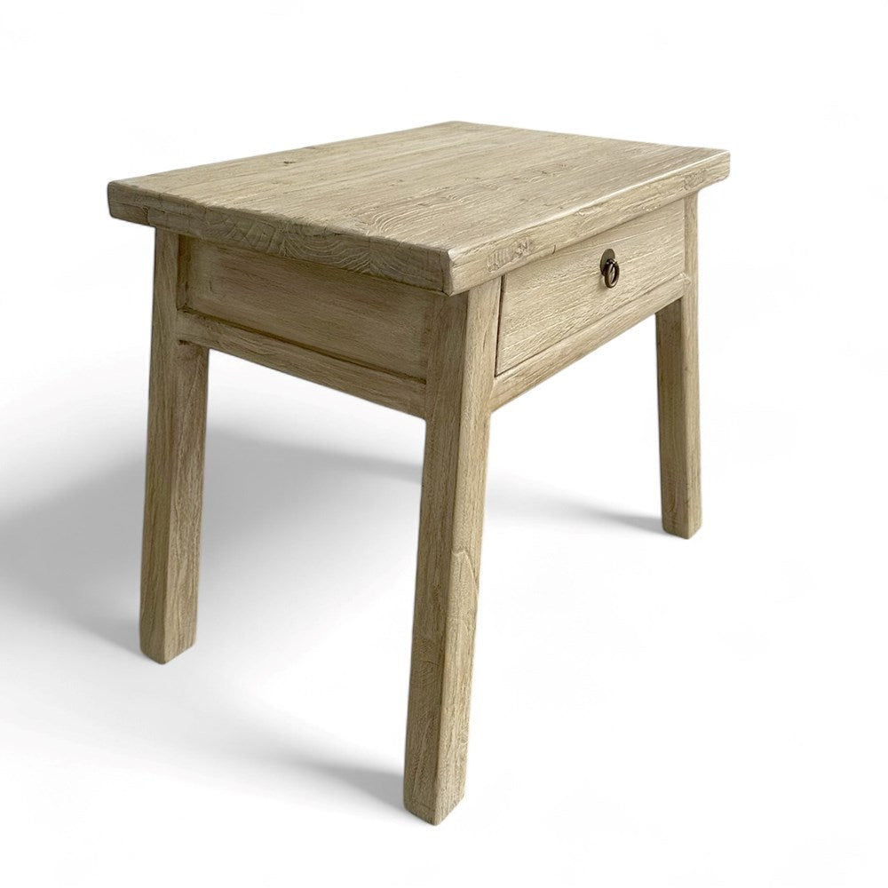 Arabella 1 Draw Elm Bedside Table