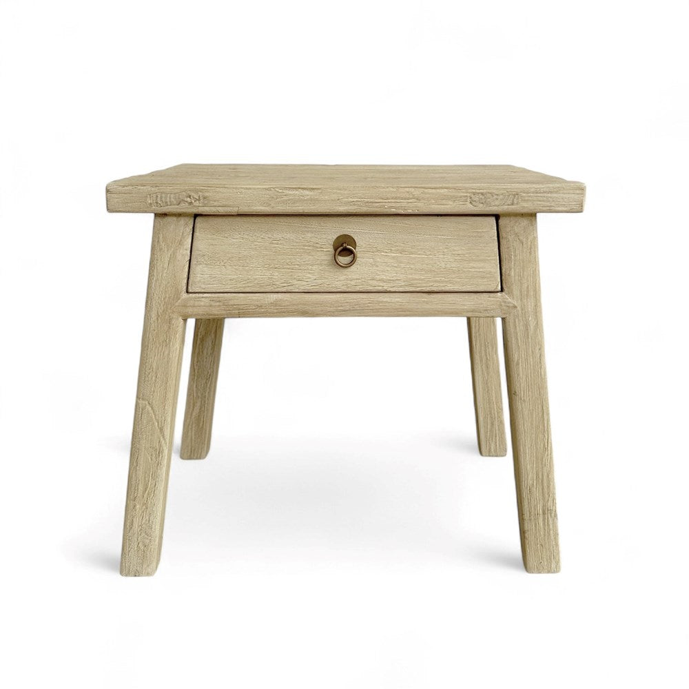 Arabella 1 Draw Elm Bedside Table