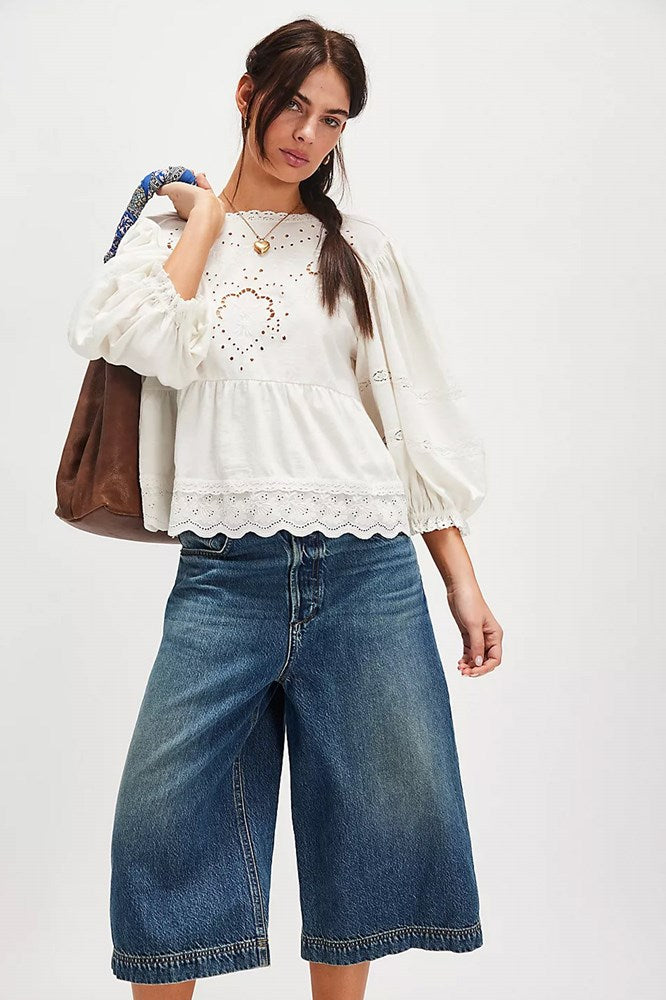 Bowie Reversible Top - Ivory