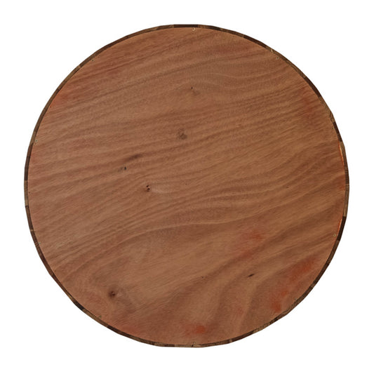 Brooklyn Round Timber Mirror - Large