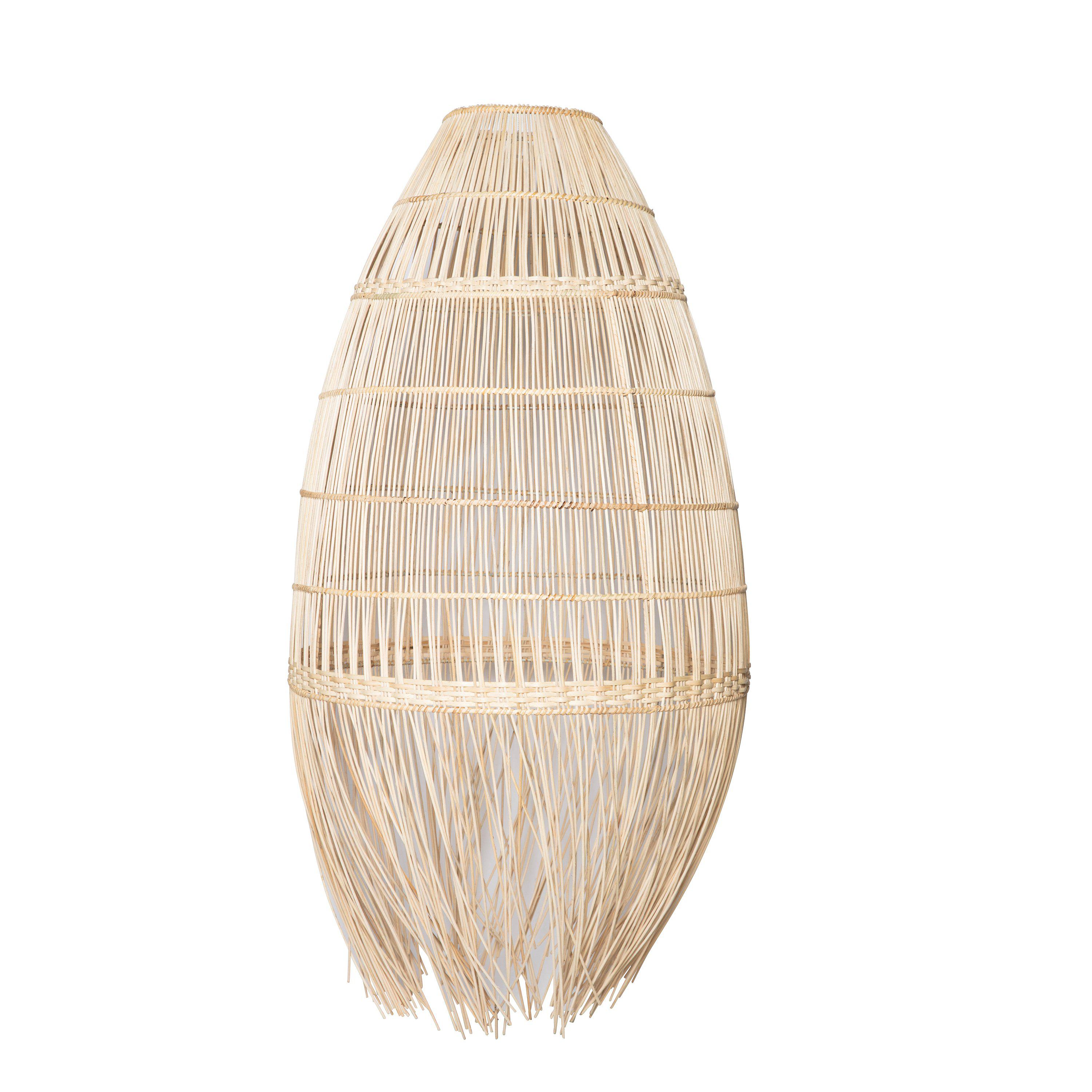 Cage Fringe Rattan Pendant - XLarge (2 Only)