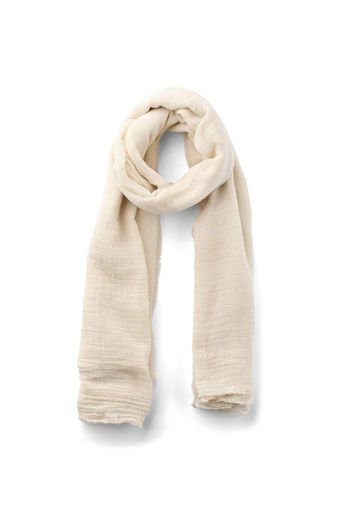 Dorde Cotton Gauze Scarf - Caramel