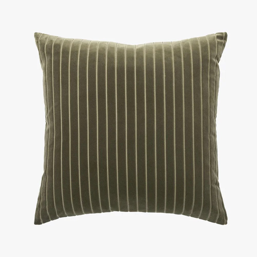 Easton Large Square Cushion - Olive