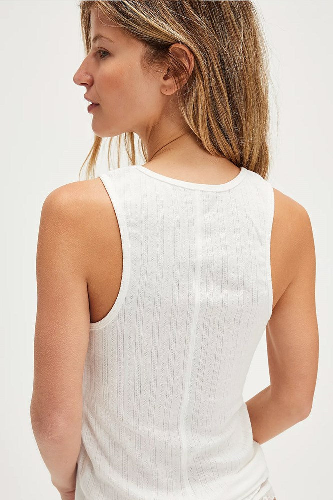 Fresh in Love Tank - Ivory