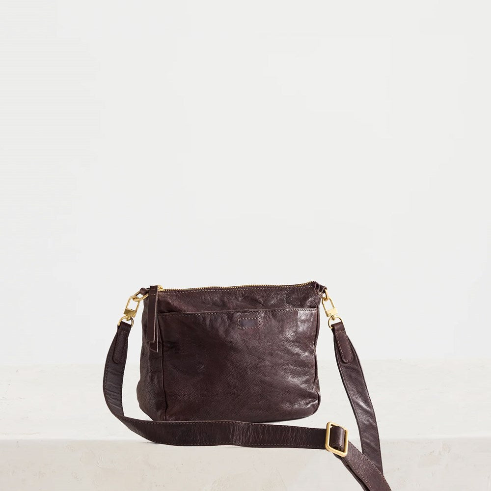 Frida Crossbody Bag - Chocolate