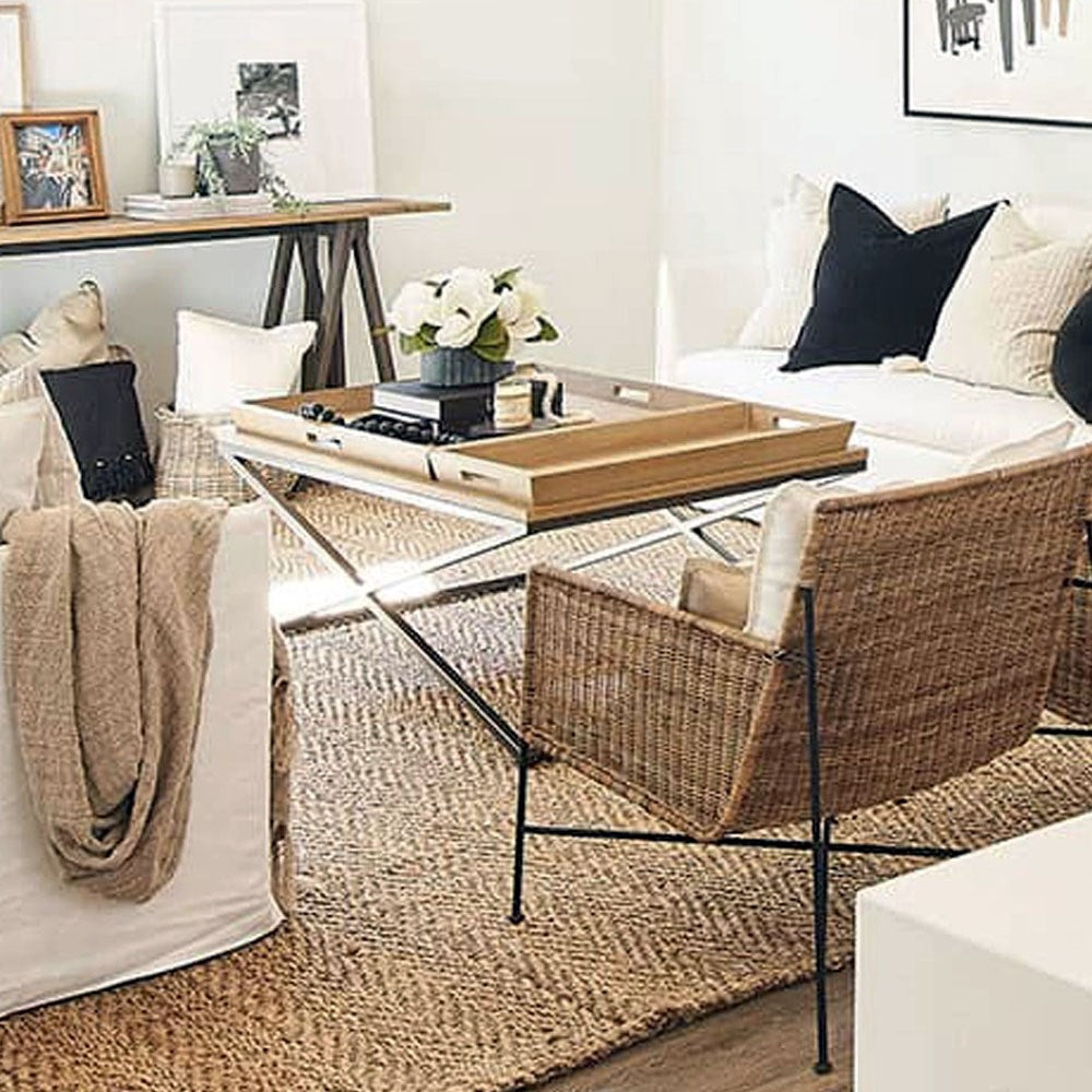 Herringbone Rug - Gold