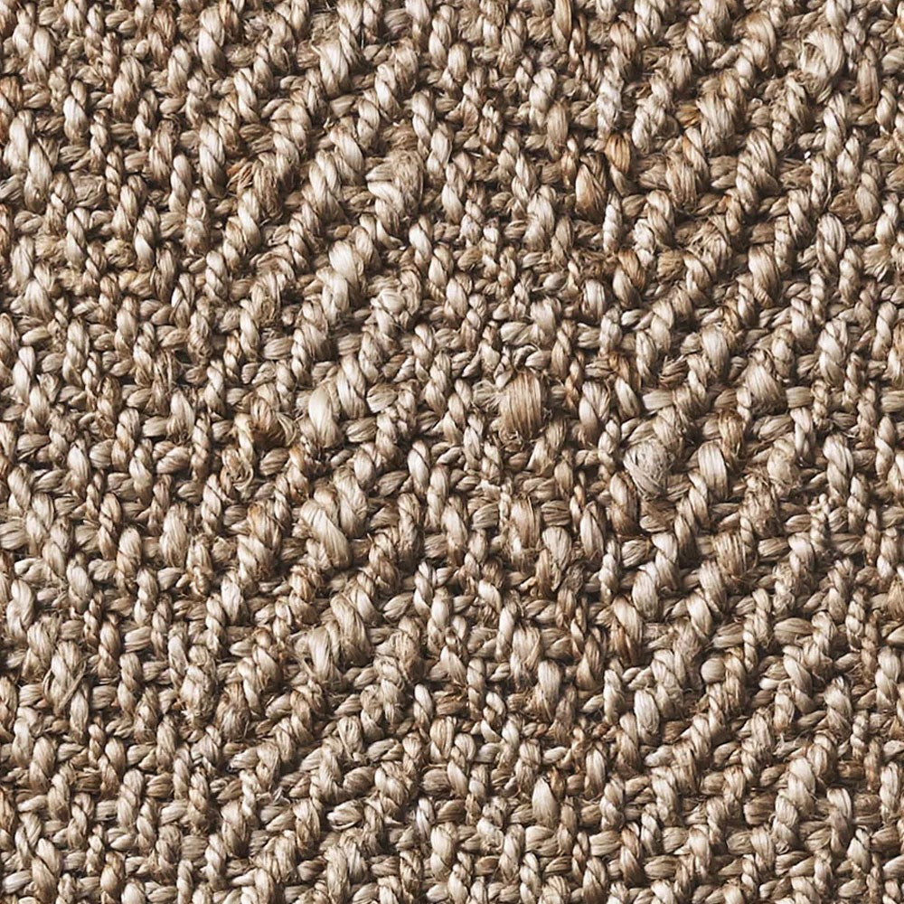 Herringbone Rug - Silver