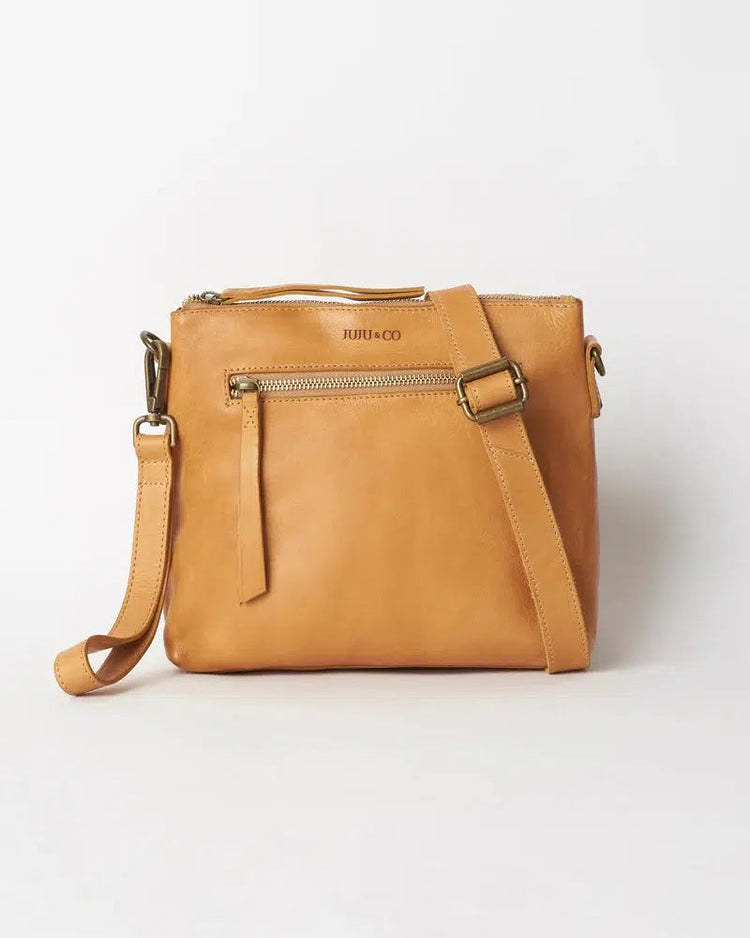 Large Essential Leather Pouch - Tan