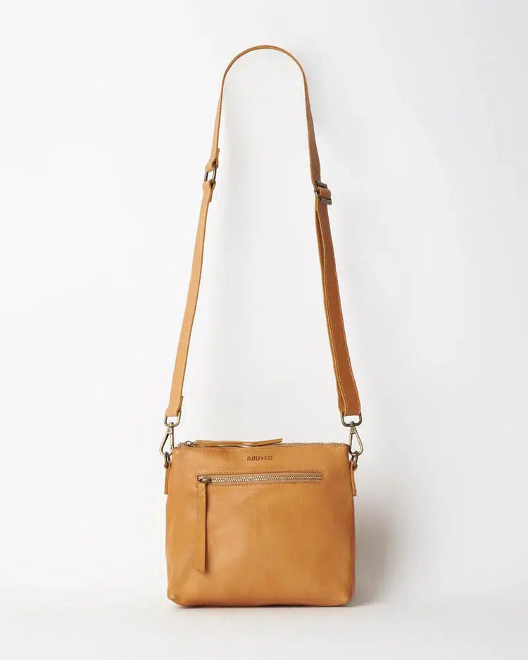 Large Essential Leather Pouch - Tan