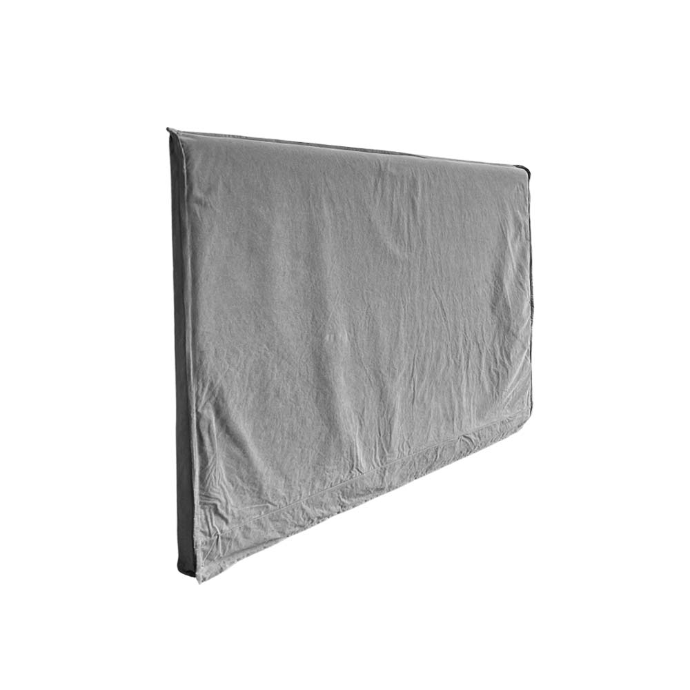 Lyra Bedhead - Light Grey Canvas