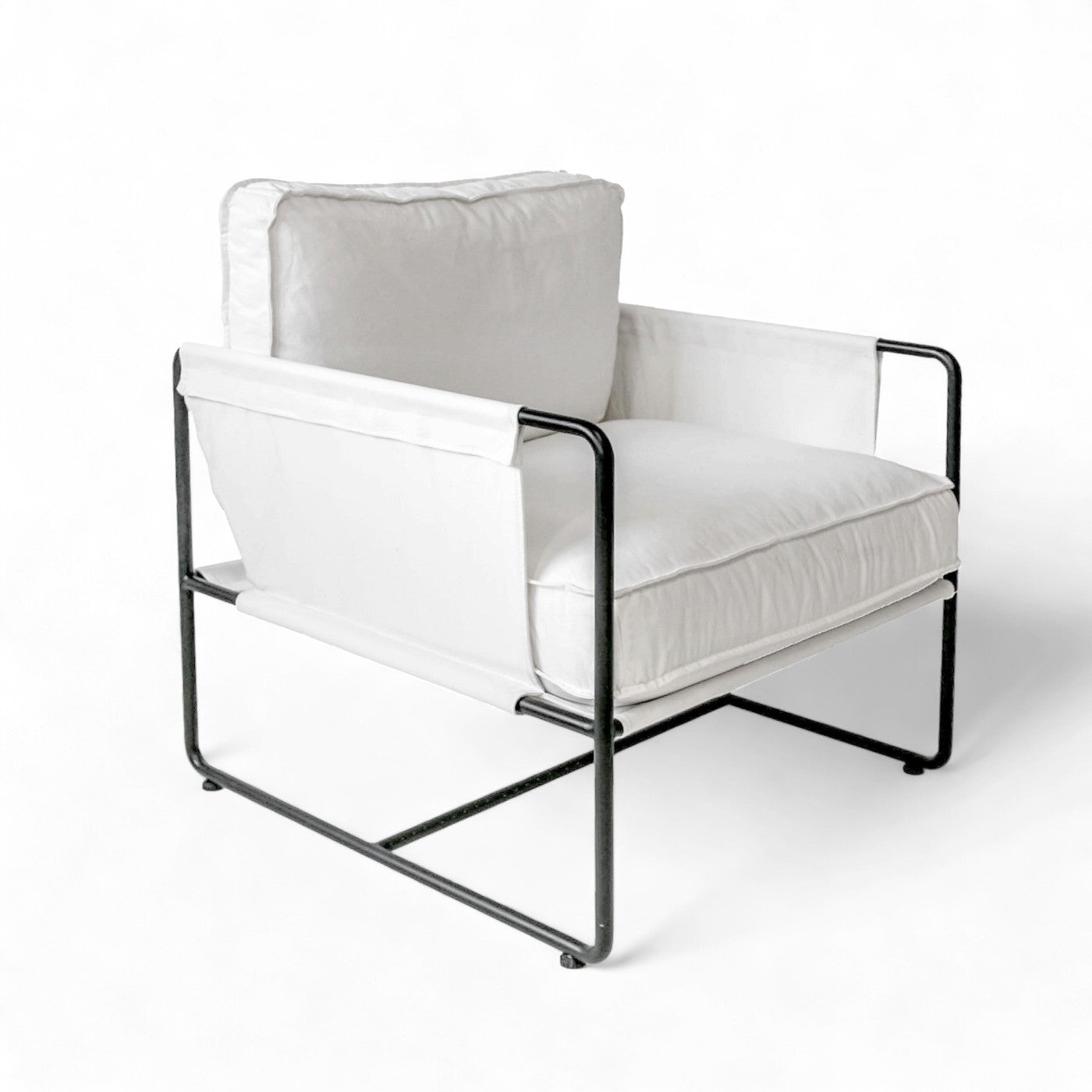 Manhattan White Occasional Chair - 1 Left
