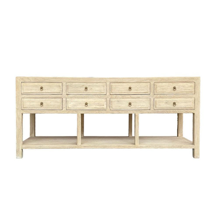 Merrick 9 Draw Elm Cabinet