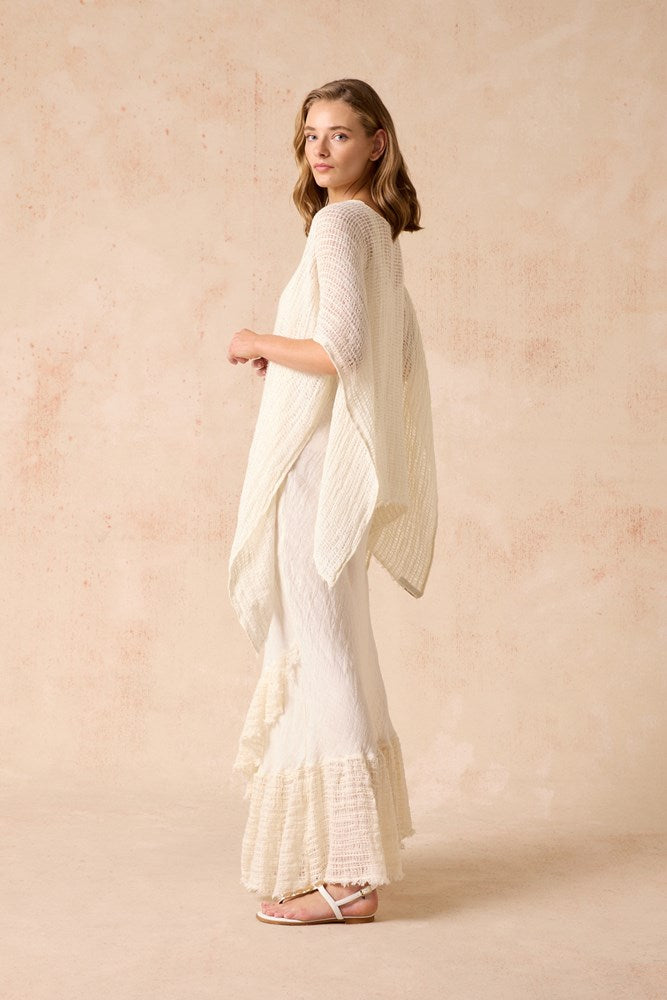 Multi Wear Poncho - Giorno Panna