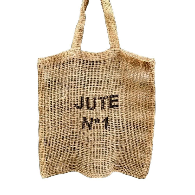 Natural Jute Shopping Bag-St Barts
