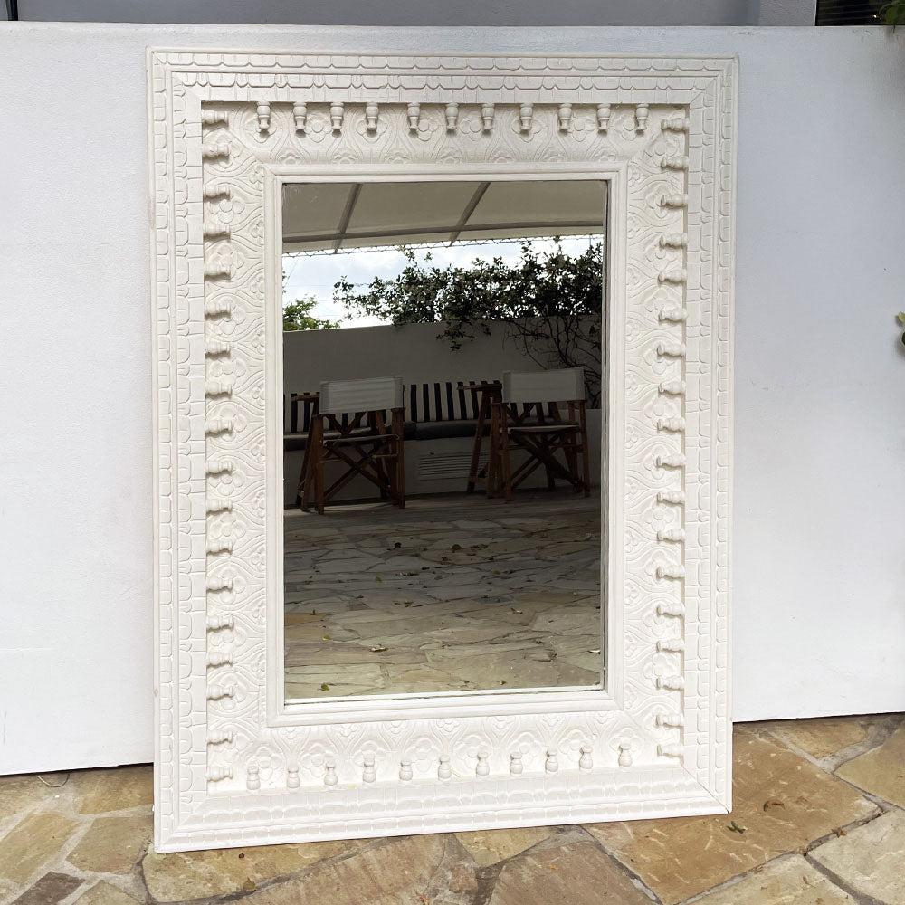 Peg Mirror - White