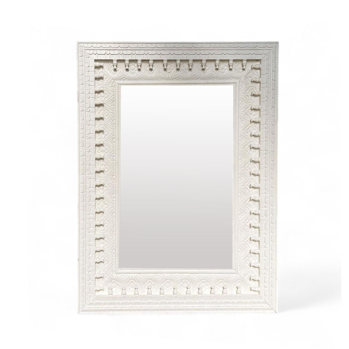 Peg Mirror - White