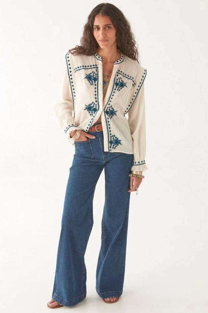 Philippa Blouse - Panna Cotta