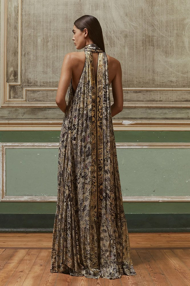 Sheela Dress - Gold Combo