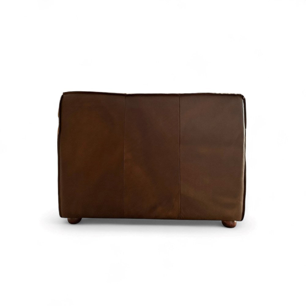 The Cuban Leather Sofa - Mexico Brown