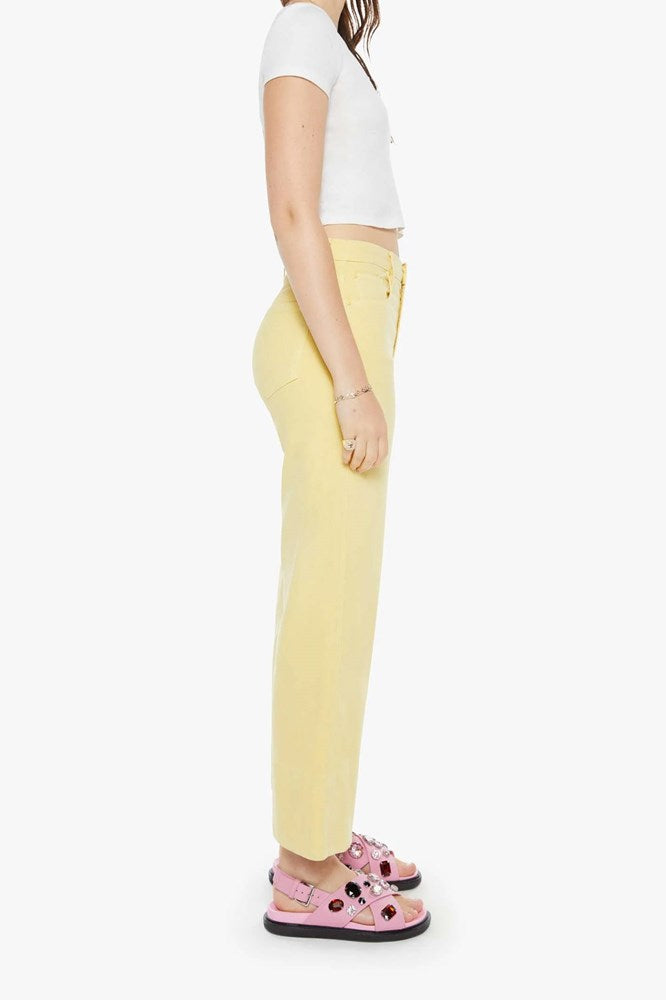 The Maven Wide Hem Ankle Jean - Sunshine