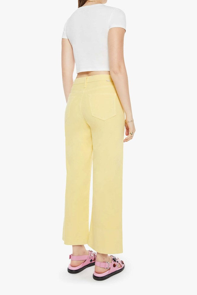 The Maven Wide Hem Ankle Jean - Sunshine