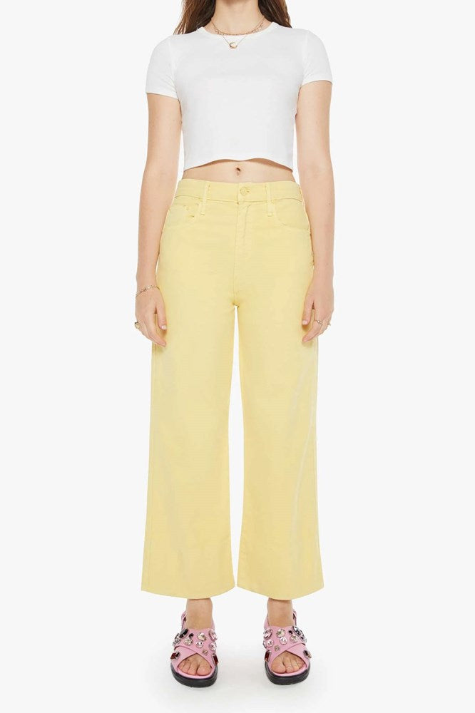The Maven Wide Hem Ankle Jean - Sunshine