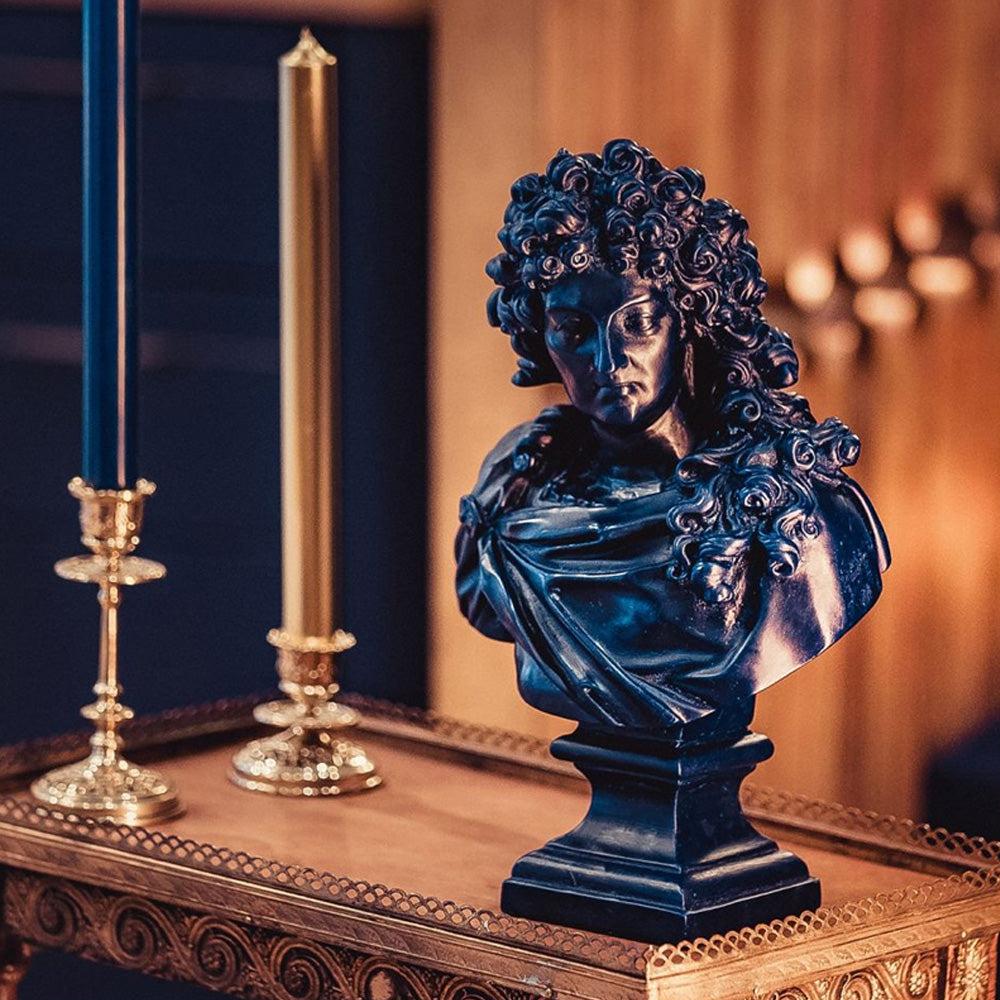 Trudon Louis XIV Bust - Navy Blue