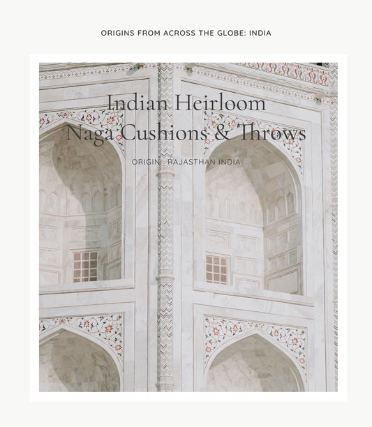ORIGIN: INDIA - Indian Heirloom Naga Cushions & Throws