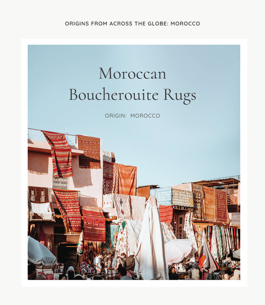 ORIGIN: MOROCCO Moroccan Boucherouite Rugs