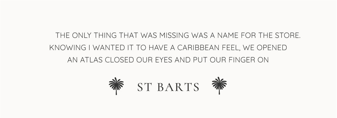 Naming the St Barts store