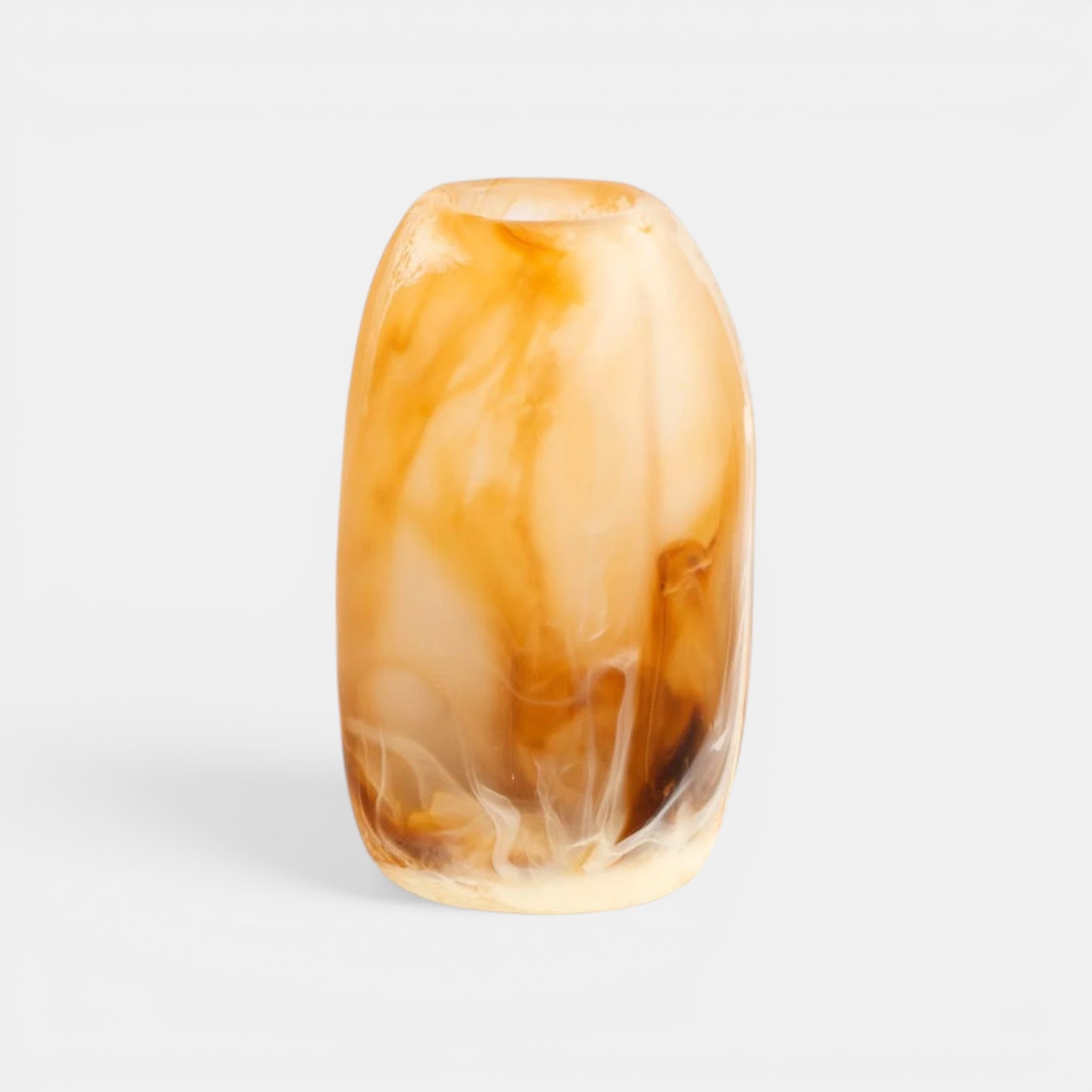 Medium Pebble Vase - Light Horn