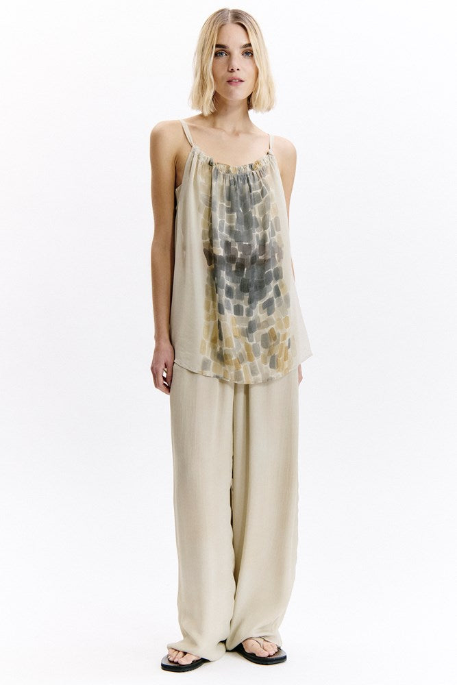 Abstract Print Top - Rope