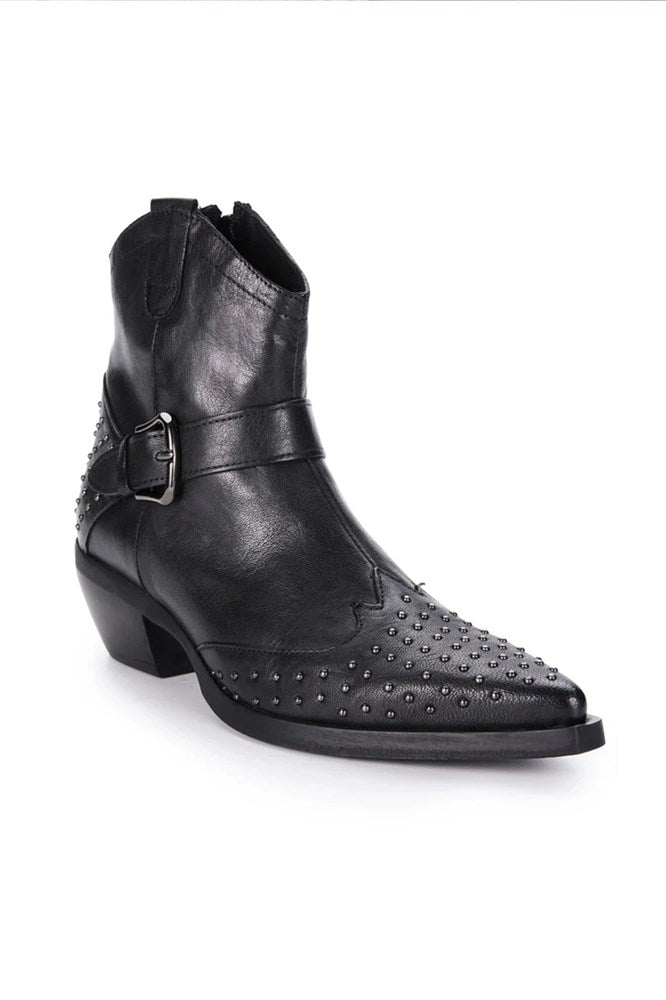 Alamo Studded Boot - Black