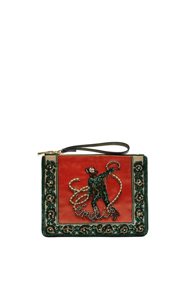 Ace Cowboy Embellished Clutch - Alemais