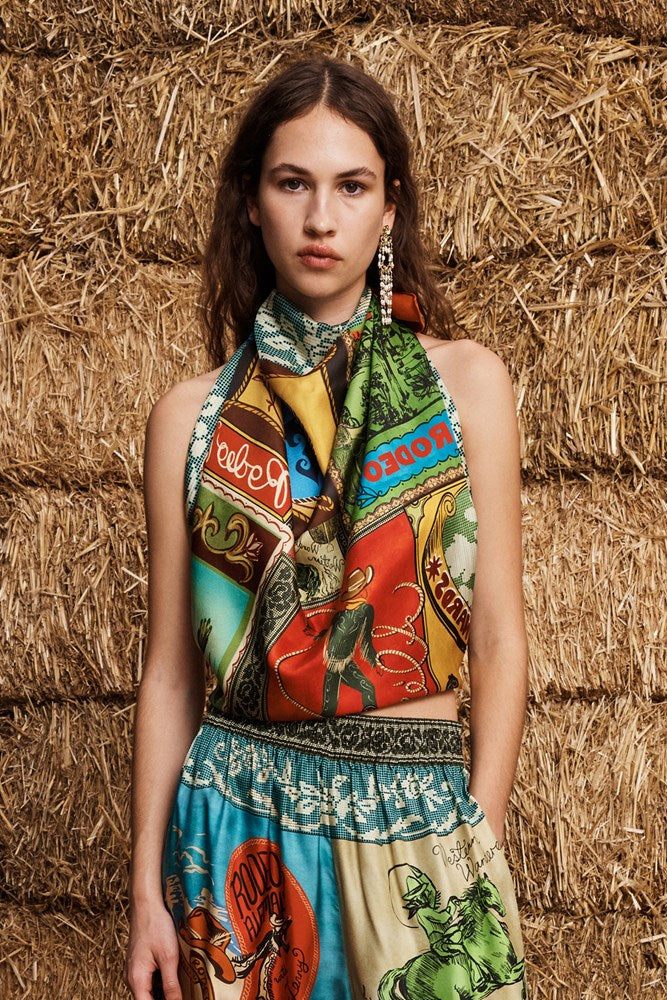 Ace Silk Scarf - Alemais