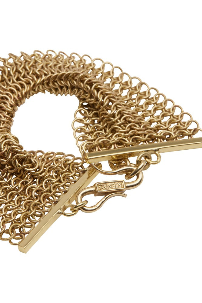 Atomic Chainmail Disc Bracelet - Alemais