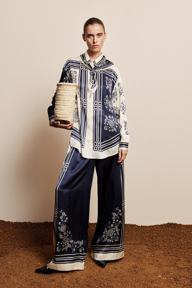 Banderra Silk Pants - Alemais