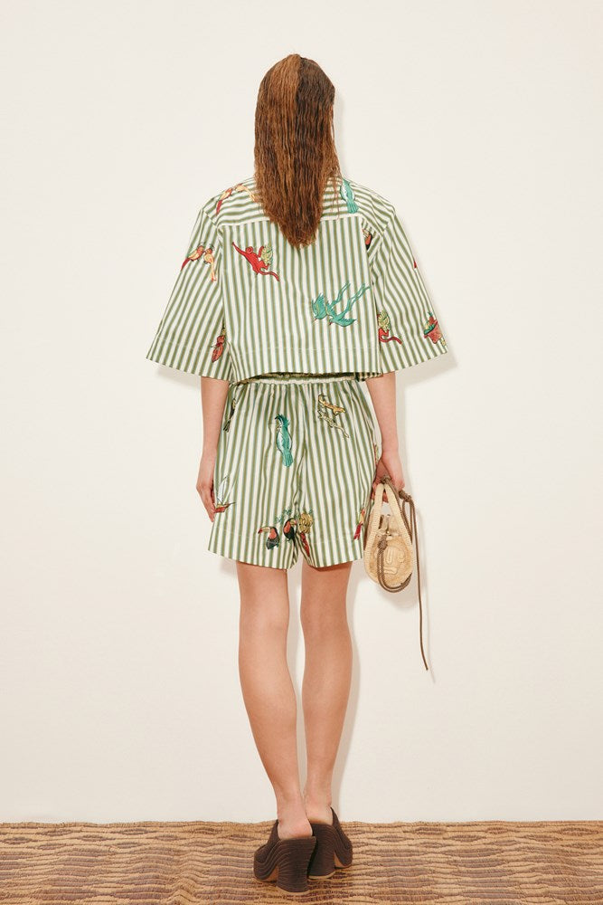 Bisou Embroidered Short - Alemais