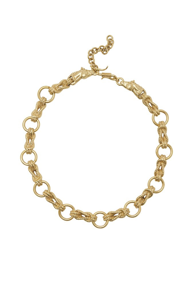 Django Rope Chain & Horse Necklace - Alemais