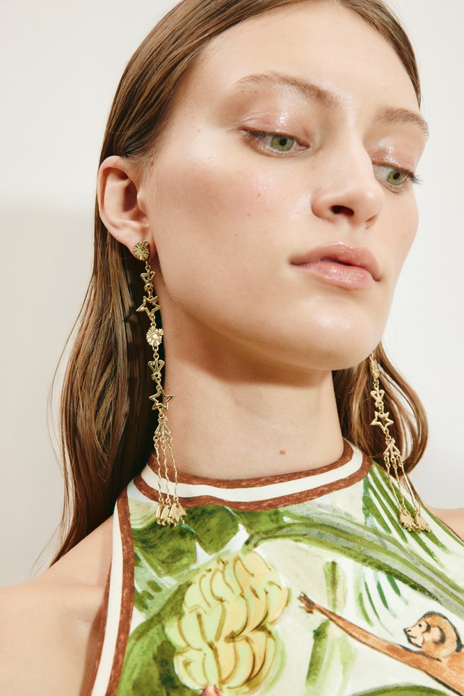 Jem Sun Dancer Drop Earrings - Alemais