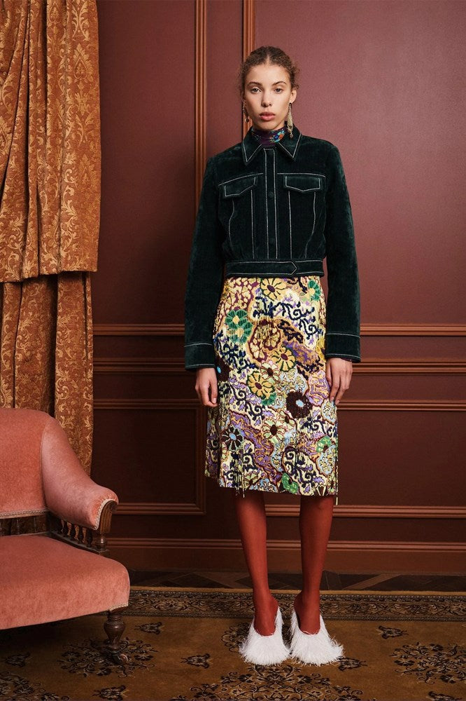 Joanna Embellished Skirt - Alemais