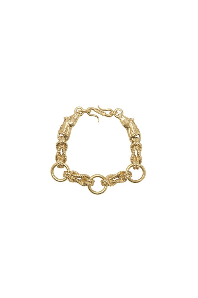Rope Chain & Horse Clasp Bracelet - Alemais