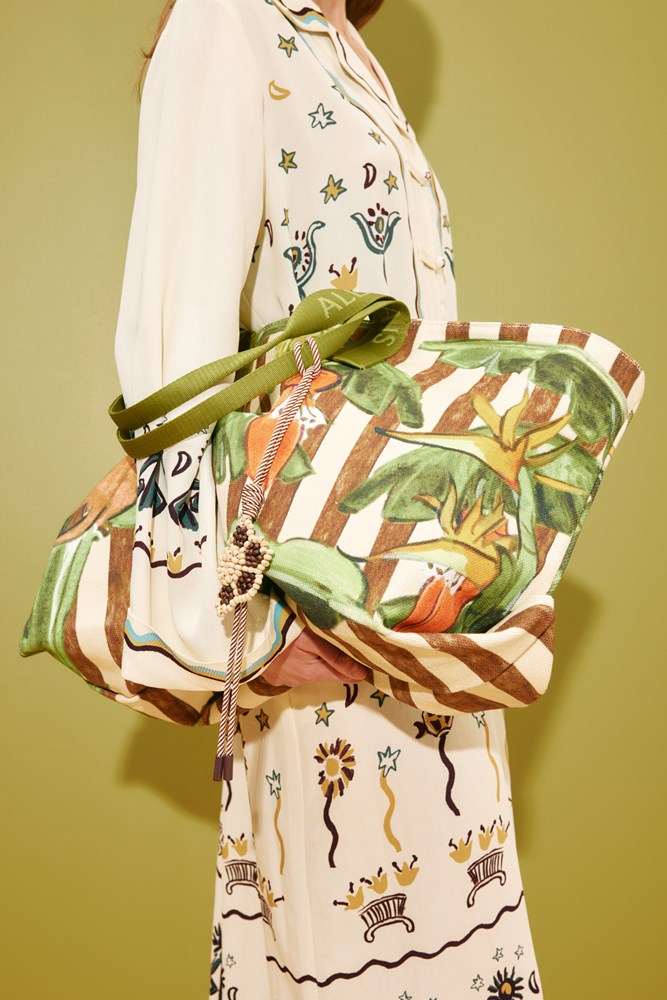 Toucan Tango Canvas Beach Tote - Alemais