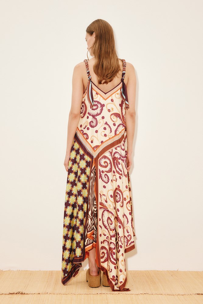 Wilson Silk Midi Dress - Alemais