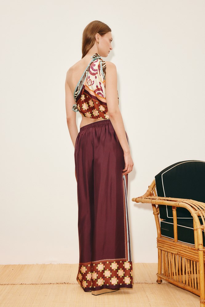 Wilson Silk Pant - Alemais