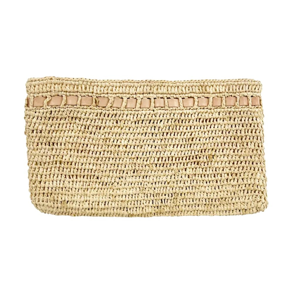 Alica Lace Clutch - Natural