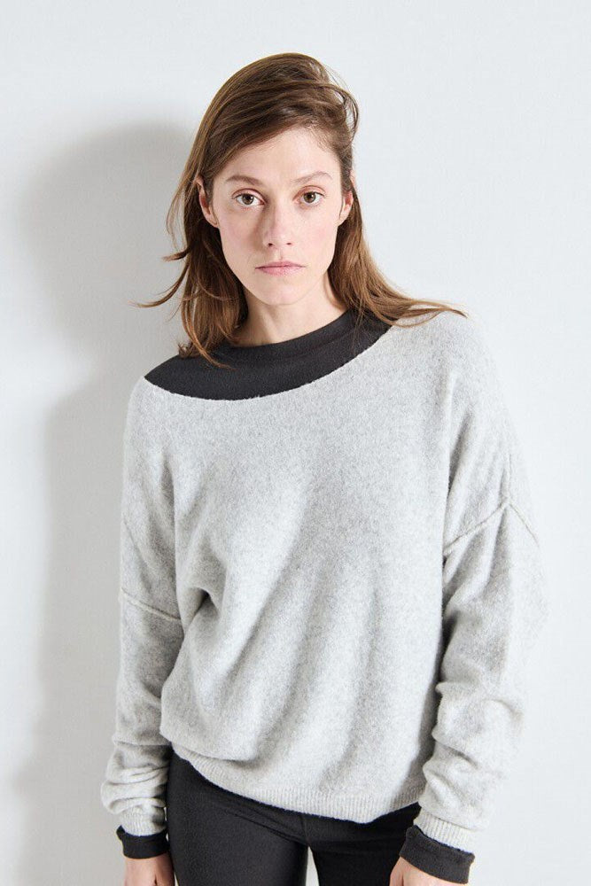 Damsville Jumper - Heather Grey