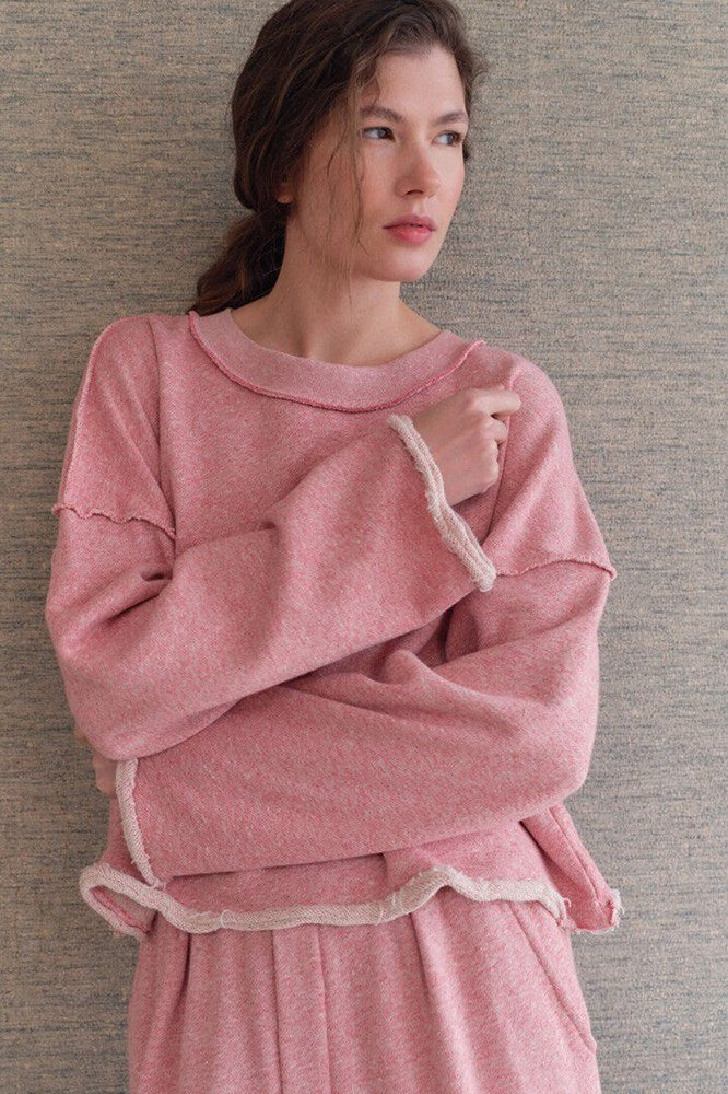 Dantown Sweatshirt - Love At First Sight Melange - American Vintage