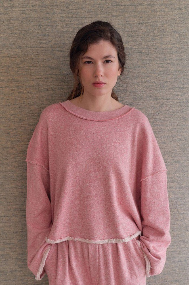 Dantown Sweatshirt - Love At First Sight Melange - American Vintage